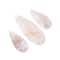 John Bead Earth’s Jewels Natural Stone Teardrop Pendant Slices